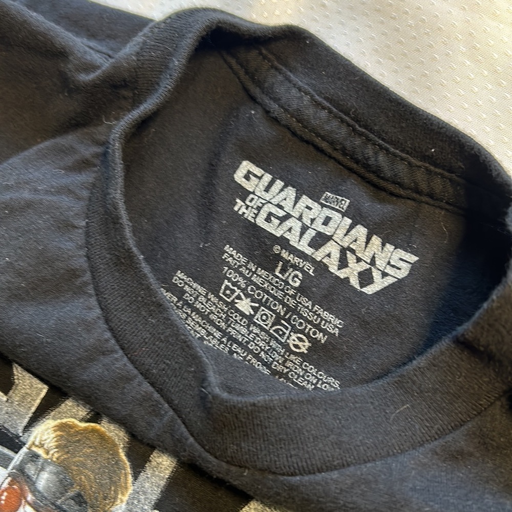 Guardians of the Galaxy Graphic Tee Disney Marvel Unisex Large Groot Starlord - Picture 5 of 6